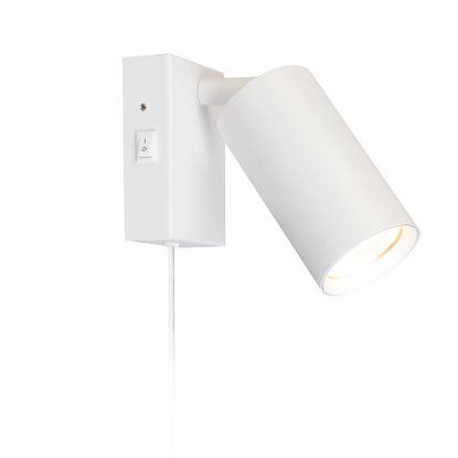 Obrázek Solight nástěnná lampička CELE, 1x GU10, bílá