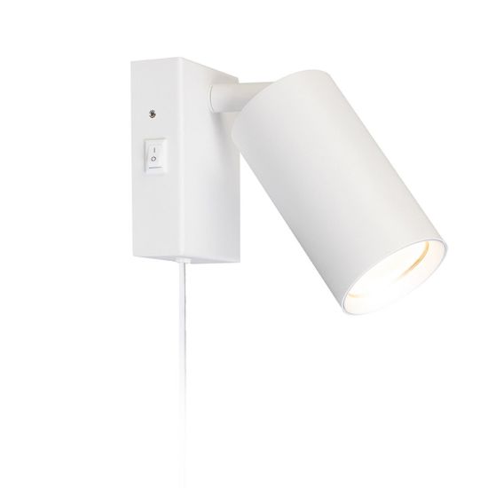 Obrázek Solight nástěnná lampička CELE, 1x GU10, bílá