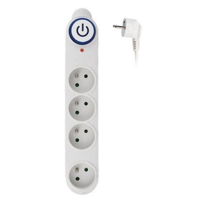 Obrázek Solight přepěťová ochrana, 150J, 4 zásuvky, 1, 5m, bílá