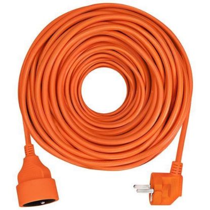 Obrázek Solight prodlužovací přívod - spojka, 1 zásuvka, 20m, 3 x 1, 5mm2, oranžová