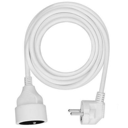 Obrázek Solight prodlužovací přívod 5m, 1 zásuvka, 16A/ 3680 W, PVC, bílý