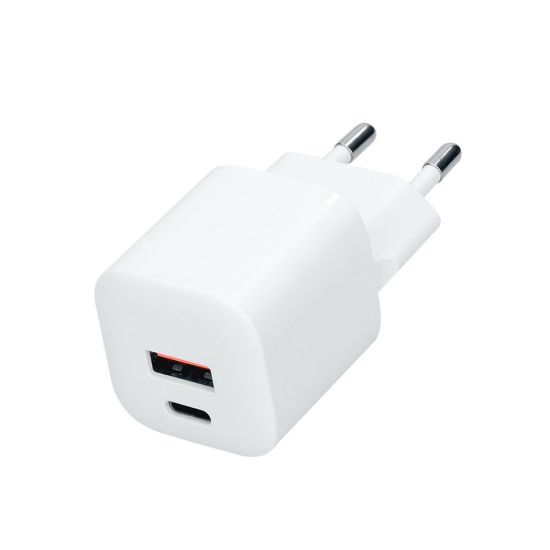 Obrázek Solight USB- C + USB- A fast charger GaN 20 W PD