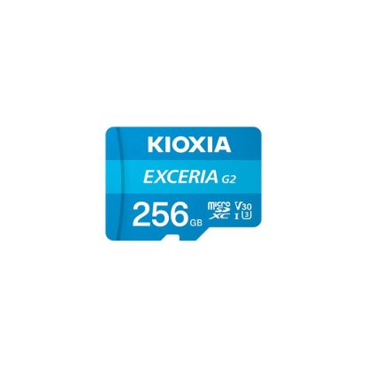 Obrázek KIOXIA microSDXC Karta EXCERIA G2 256 GB, UHS- I U3 V30, s Adaptérem