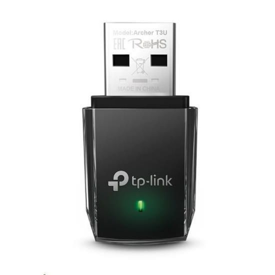 Obrázek TP- Link Archer T3U WiFi5 USB adapter (AC1300, 2, 4GHz/ 5GHz, USB3.0)