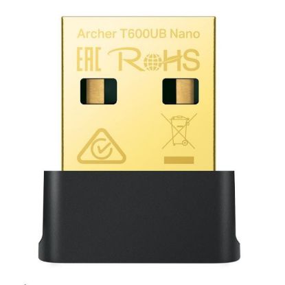 Obrázek TP- Link Archer T600UB Nano WiFi5 USB adapter (AC600, 2, 4GHz/ 5GHz, Bluetooth 4.2, USB2.0)