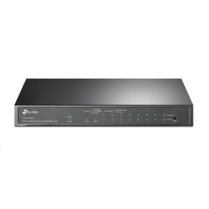 Obrázek TP- Link CCTV Easy Smart switch TL- SG1210MPE (8xGbE, 1xGbE uplink, 1xGbE/ SFP combo uplink, 8xPoE+, 123 W, fanless)