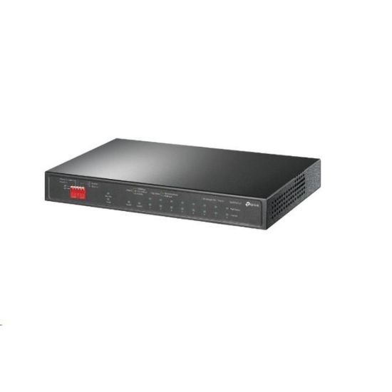 Obrázek TP- Link CCTV switch TL- SG1210P (8xGbE, 1xGbE uplink, 1xSFP, 8xPoE+, 63 W, fanless)