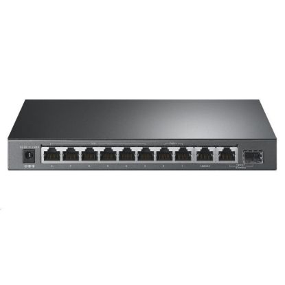 Obrázek TP- Link CCTV switch TL- SG1210PP (9xGbE, 1xGbE/ SFP combo uplink, 1xGbE uplink, 6xPoE+, 2xPoE++, 123 W, fanless)