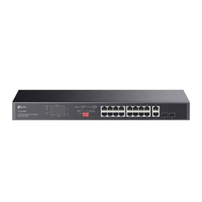 Obrázek TP- Link CCTV switch TL- SG1218MP (16xGbE, 2xGbE/ 2xSFP combo, 16xPoE+, 250 W)