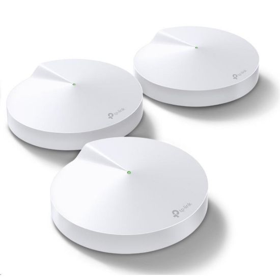 Obrázek TP- Link Deco M5(3- Pack) WiFi5 Mesh (AC1300, 2, 4GHz/ 5GHz, 2xGbELAN/ WAN)