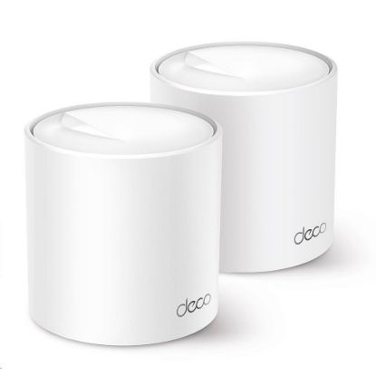Obrázek TP- Link Deco X50(2- pack) WiFi6 Mesh (AX3000, 2, 4GHz/ 5GHz, 3xGbELAN/ WAN)