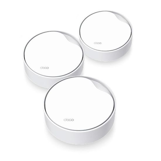 Obrázek TP- Link Deco X50- PoE (3- pack) WiFi6 Mesh (AX3000, 2, 4GHz/ 5GHz, 1 x 2, 5GbELAN/ WAN, 1xGbELAN/ WAN, 1xPoE)