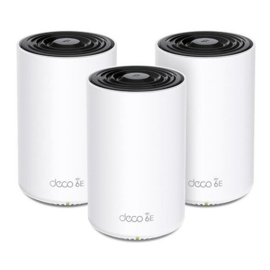 Obrázek TP- Link Deco XE75 Pro(3- pack) WiFi6E Mesh (AXE5400, 2, 4GHz/ 5GHz/ 6GHz, 1 x 2, 5GbELAN/ WAN, 2xGbELAN)