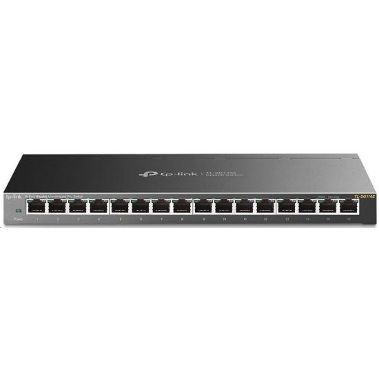 Obrázek TP- Link Easy Smart switch TL- SG116E (16xGbE, fanless)