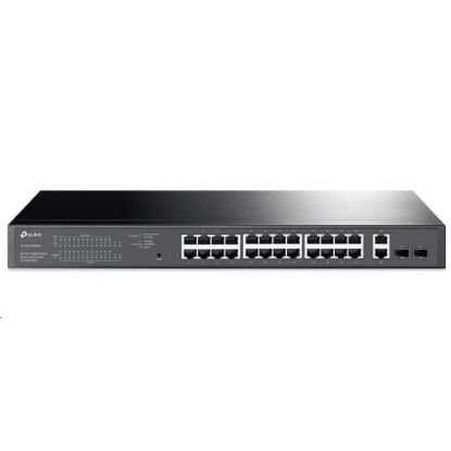 Obrázek TP- Link Easy Smart switch TL- SG1428PE (26xGbE, 2xSFP, 24xPoE+, 250 W)