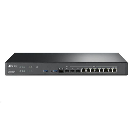 Obrázek TP- Link ER8411 OMADA VPN router (2xSFP+(1xWAN, 1xWAN/ LAN), 1xSFP WAN/ LAN, 8xGbELAN/ WAN, 1xConsole, 2xUSB3.0)