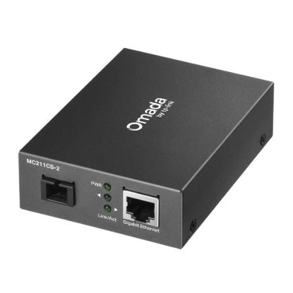 Obrázek TP- Link OMADA MC211CS- 2 WDM media konvertor (1xGbE, 1x simplex SC/ UPC, SM, 1550/ 1310nm, 2km)