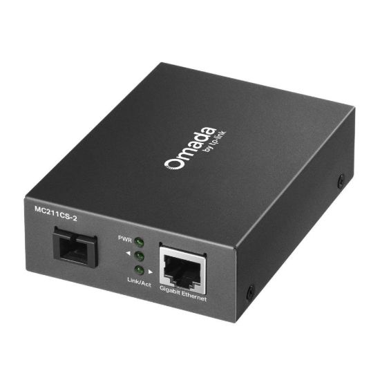 Obrázek TP- Link OMADA MC211CS- 2 WDM media konvertor (1xGbE, 1x simplex SC/ UPC, SM, 1550/ 1310nm, 2km)