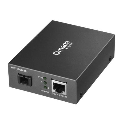 Obrázek TP- Link OMADA MC211CS- 20 WDM media konvertor (1xGbE, 1x simplex SC/ UPC, SM, 1550/ 1310nm, 20km)