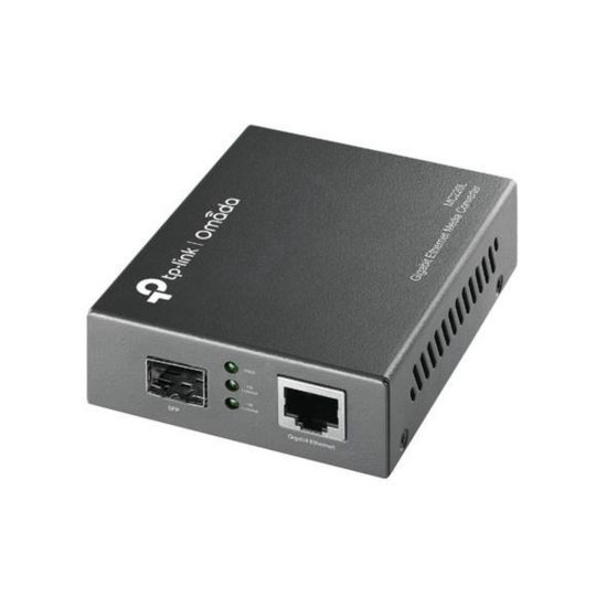 Obrázek TP- Link OMADA MC220L media konvertor v.5.20 (P/ N: 1706502107) (1xGbE, 1xSFP, MM/ SM, 550nm/ 1310nm, 550m/ 20km)