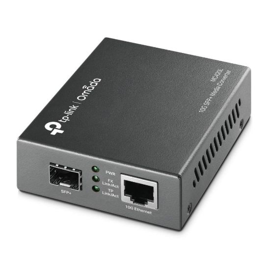 Obrázek TP- Link OMADA MC420L media konvertor (1 x 10GbE, 1xSFP+, MM/ SM, 550nm/ 1310nm, 550m/ 20km)
