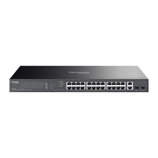 Obrázek TP- Link OMADA switch ES228GP (26xGbE, 2xSFP, 24xPoE+, 250 W)