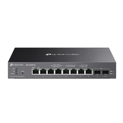 Obrázek TP- Link OMADA switch SG2210XMP- M2 (8 x 2, 5GbE, 2xSFP+, 8xPoE+, 160 W, fanless)