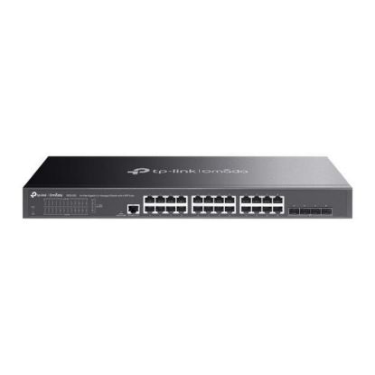 Obrázek TP- Link OMADA switch SG3428 (24xGbE, 4xSFP, 2xConsole, fanless)