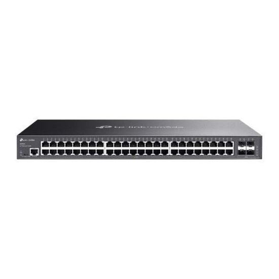 Obrázek TP- Link OMADA switch SG3452 (48xGbE, 4xSFP, 2xConsole, fanless)
