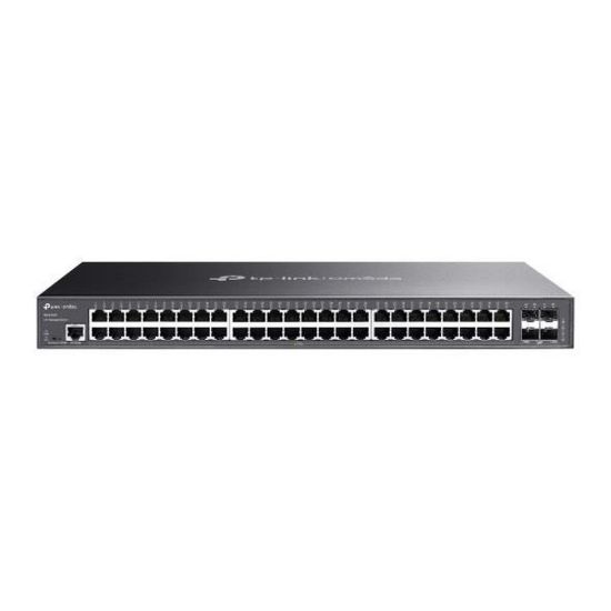 Obrázek TP- Link OMADA switch SG3452X (48xGbE, 4xSFP+, 2xconsole, fanless)