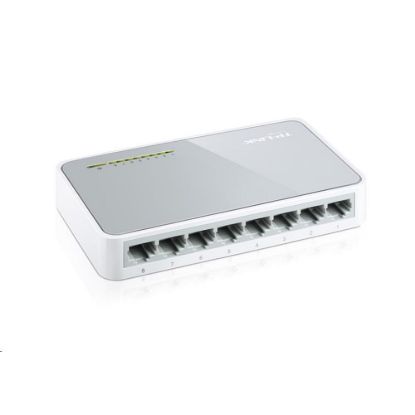 Obrázek TP- Link switch TL- SF1008D (8 x 100Mb/ s, fanless)