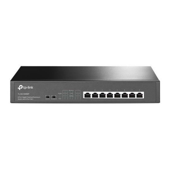 Obrázek TP- Link switch TL- SG1008MP (8xGbE, 8xPoE+, 153 W)
