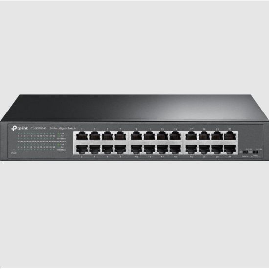 Obrázek TP- Link switch TL- SG1024D (24xGbE, fanless)