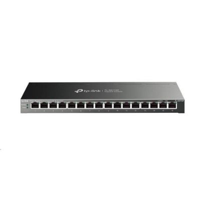 Obrázek TP- Link switch TL- SG116P (16xGbE, 16xPoE+, 120 W, fanless)