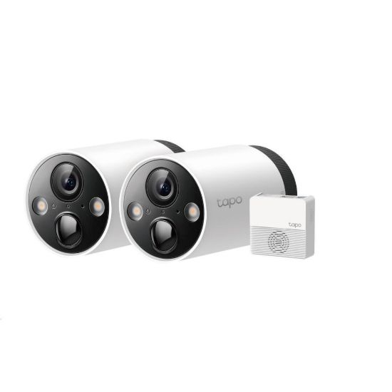 Obrázek TP- Link Tapo C420S2 - 2x Tapo C420, 1x Tapo H200 (4MP, 2K QHD, IR 15m, WiFi, micro SD card, IP65)