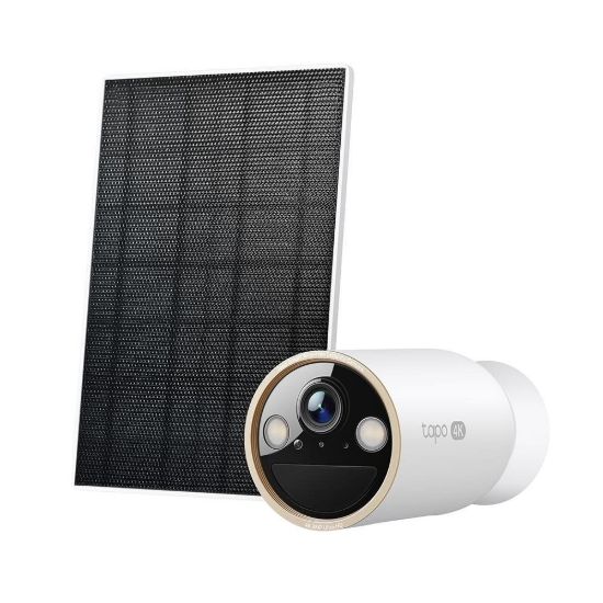 Obrázek TP- Link Tapo C460 KIT venkovní kamera, solární panel (8MP, 4K, 2160p, IR 15m, WiFi, micro SD card, IP66)