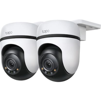 Obrázek TP- Link Tapo C510 W(2- pack) venkovní- outdoor kamera, (3MP, PTZ, 2K 1296p, WiFi, IR 30m, micro SD card)