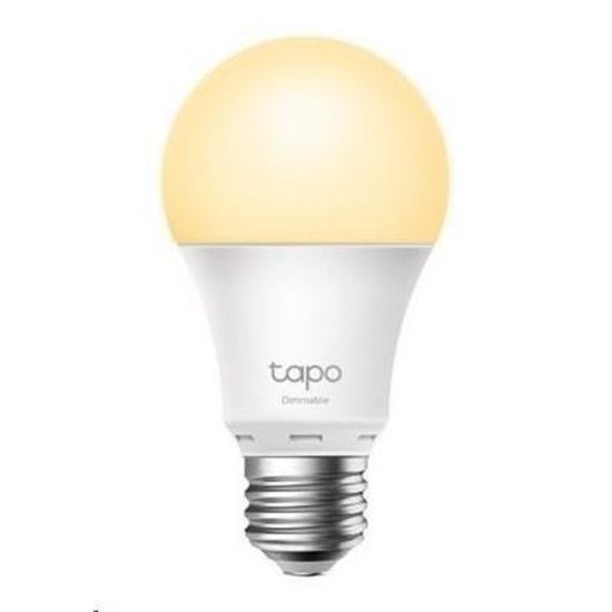 Obrázek TP- Link Tapo L510E chytrá WiFi stmívatelná LED žárovka (bílá, 2700K, 806lm, 2, 4GHz, E27)