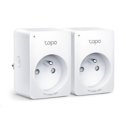 Obrázek TP- Link Tapo P100(2- pack) chytrá WiFi mini zásuvka (2300 W, 10A, 2, 4 GHz, BT)