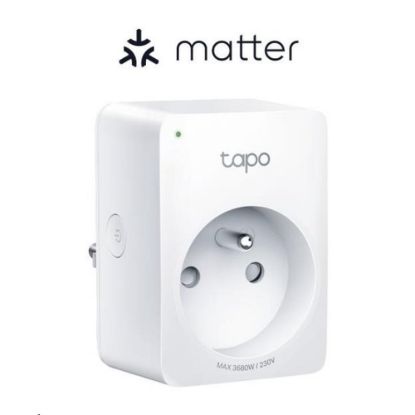 Obrázek TP- Link Tapo P110M chytrá WiFi mini zásuvka (3680 W, 16A, 2, 4 GHz, BT, Matter certified)