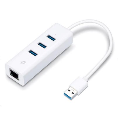 Obrázek TP- Link UE330 USB/ Ethernet adapter (3xUSB3.0, 1xGbE)
