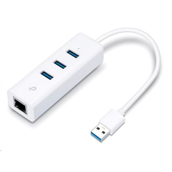 Obrázek TP- Link UE330 USB/ Ethernet adapter (3xUSB3.0, 1xGbE)