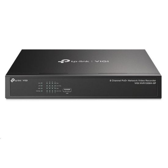 Obrázek TP- Link VIGI NVR1008H- 8P, videorekordér, 8 channels, 8xPoE, 1 x 100Mb/ s LAN, 1xVGA, 1xHDMI, 2xUSB2.0