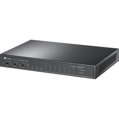 Obrázek TP- Link CCTV switch TL- SL1311P (8 x 100Mb/ s, 2xGbE, 1xSFP, 8xPoE+, 65 W, fanless)