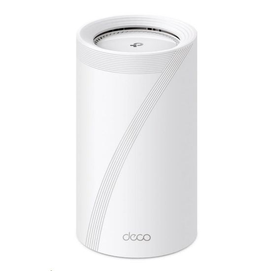 Obrázek TP- Link Deco BE85(1- pack) WiFi7 Mesh(BE22000, 2, 4GHz/ 5GHz/ 6GHz, 1 x 10GbELAN/ WAN, 1xSFP+/ 10GbELANcombo, 2 x…