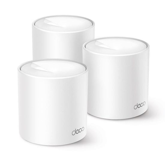 Obrázek TP- Link Deco X10(3- pack) WiFi6 Mesh (AX1500, 2, 4GHz/ 5GHz, 2xGbELAN/ WAN)