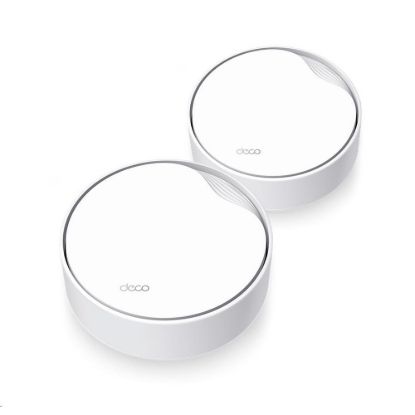 Obrázek TP- Link Deco X50- PoE (2- pack) WiFi6 Mesh (AX3000, 2, 4GHz/ 5GHz, 1 x 2, 5GbELAN/ WAN, 1xGbELAN/ WAN, 1xPoE)