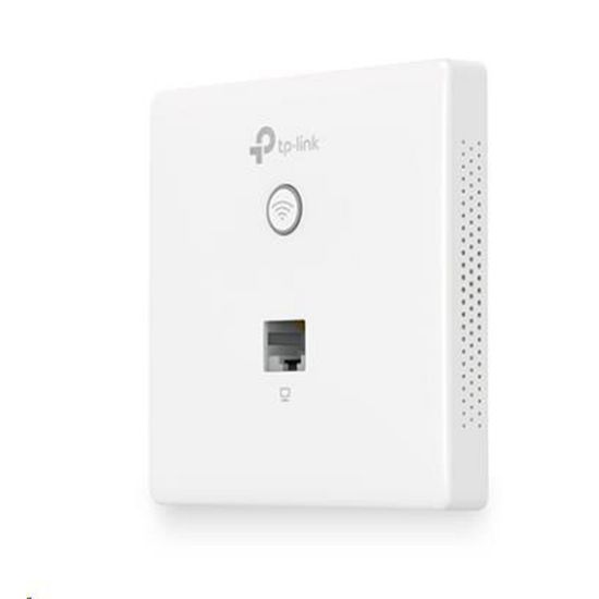 Obrázek TP- Link EAP115- Wall OMADA WiFi4 AP (N300, 2, 4GHz, 2 x 100Mb/ s LAN, 1xPoE- in)