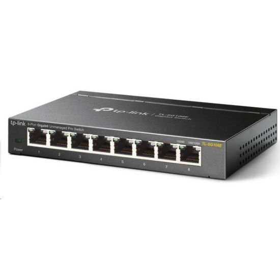 Obrázek TP- Link Easy Smart switch TL- SG108E (8xGbE, fanless)