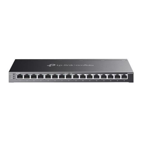 Obrázek TP- Link OMADA switch SG2016P (16xGbE, 8xPoE+, 120 W, fanless)